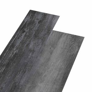 vidaXL Golvplankor Gr&aring; 5,26 m&sup2; 18 st PVC