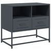 vidaXL TV-sk&aring;p antracit 68x39x60,5 cm st&aring;l