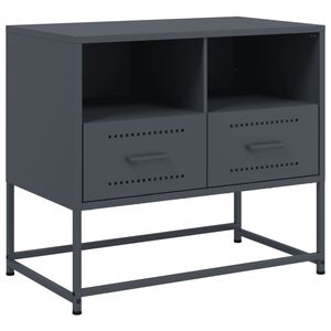 vidaXL TV-sk&aring;p antracit 68x39x60,5 cm st&aring;l