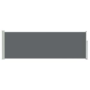 vidaXL Utf&auml;llbar sidomarkis Antracit 300 x 100 cm Polyester