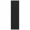 vidaXL D&ouml;rrmatta svart 115x400 cm