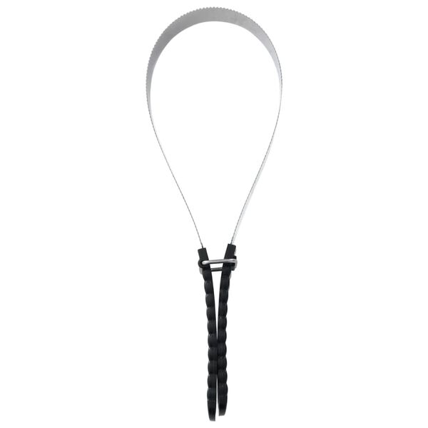 vidaXL Svettskrapa dubbelsidig silver rostfritt st&aring;l