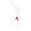 vidaXL 3D Julren LOVIISA 300 LED-lampor Kallvit 70 x 26 x 128 cm