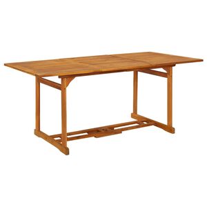 vidaXL Matbord f&ouml;r tr&auml;dg&aring;rden 180x90x75 cm massivt akaciatr&auml;