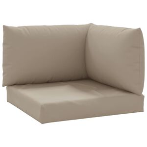 vidaXL Palldynor 3 st taupe oxfordtyg
