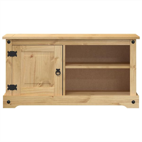 vidaXL Tv-b&auml;nk Corona 100x40x52 cm massiv furu