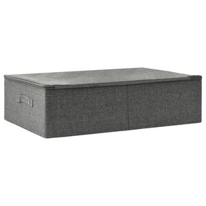 vidaXL F&ouml;rvaringsl&aring;da tyg 70x40x18 cm antracit