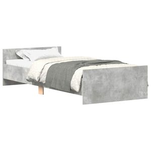 vidaXL S&auml;ngram betonggr&aring; 90x200 cm konstruerad tr&auml;