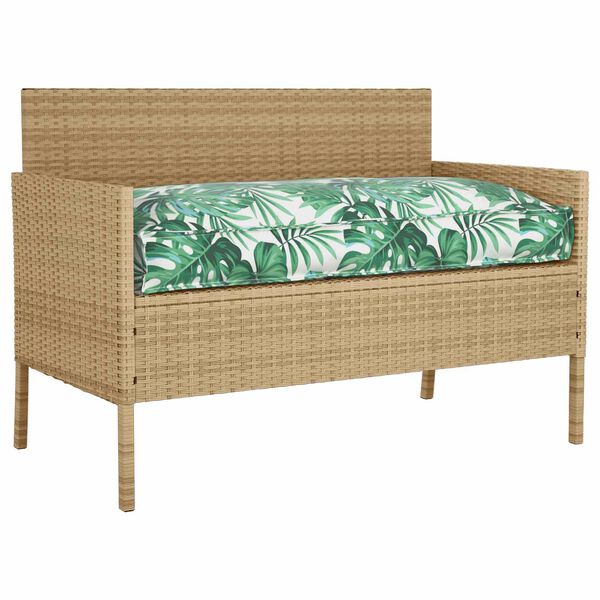 vidaXL Kudde L&ouml;v Bladm&ouml;nster 120 x 60 x 12 cm Oxford Tyg