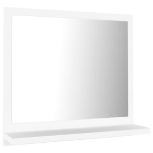 vidaXL Badrumsspegel vit 40x10,5x37 cm konstruerat tr&auml;