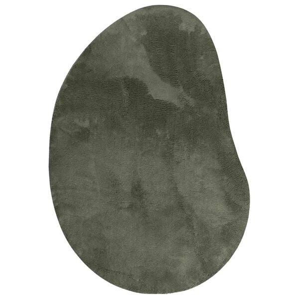 vidaXL Omr&aring;desmattor HUARTE Skoggr&ouml;n 140 x 200 cm Polyester