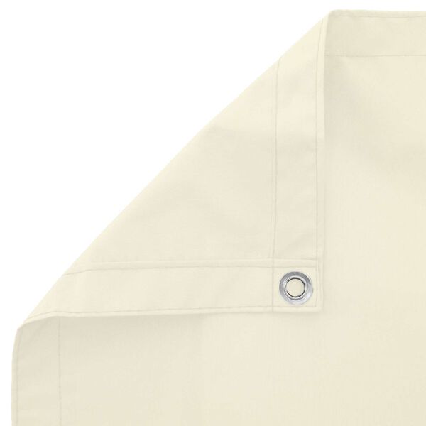 vidaXL Balkong Sk&auml;rm Kr&auml;m 100 x 500 cm Oxford Tyg