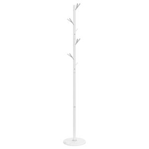 vidaXL Kl&auml;dh&auml;ngare vit 175 cm pulverlackerat j&auml;rn