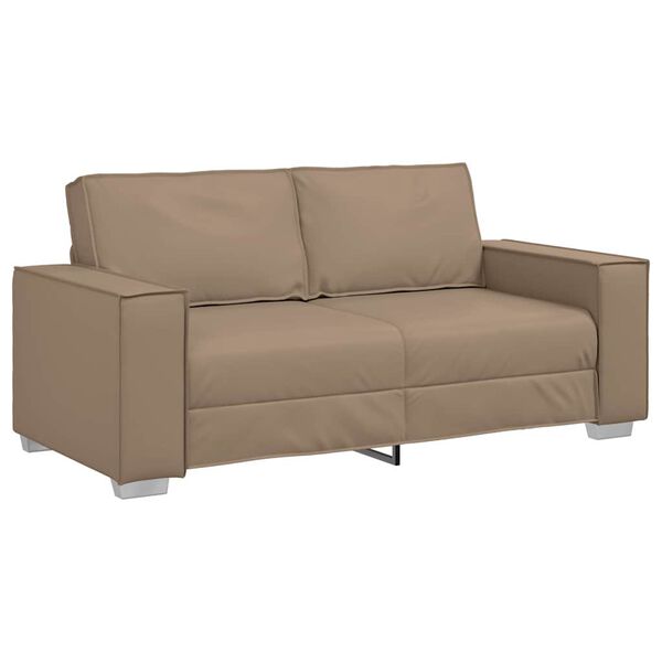 vidaXL Soffa Cappuccino 180 x 80 x 84 cm tyg