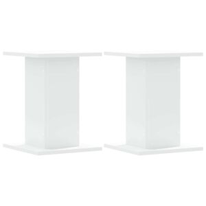 vidaXL H&ouml;gtalarst&auml;ll 2 st vit 30x30x40 cm konstruerat tr&auml;