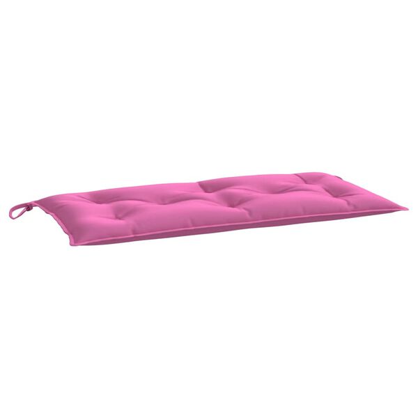 vidaXL B&auml;nkdyna rosa 110x50x7 cm tyg