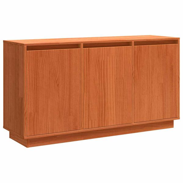 vidaXL Sideboard Brun Ek 111 x 34 x 60 cm Massiv furu