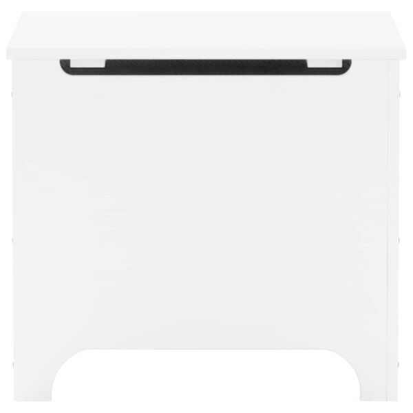 vidaXL F&ouml;rvaringsl&aring;da med lock RANA vit 60x49x54 cm massiv furu