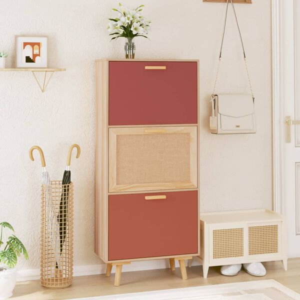 vidaXL Skosk&aring;p 52x25x120 cm konstruerat tr&auml;