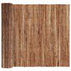 vidaXL Barkstaket Brun 600 x 125 cm Bark