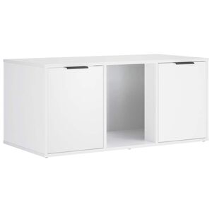 vidaXL Kattbur M&ouml;bler Vit 100 x 49 x 45 cm Konstruerat tr&auml;