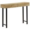 vidaXL Konsolbord massivt mangotr&auml; 102x30x79 cm