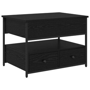 vidaXL Kaffeebord Svart Ek 70 x 50 x 54.5 cm Konstruerat tr&auml;