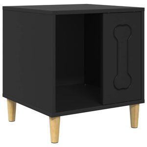 vidaXL Hundhus Svart 44 x 42 x 49 cm Konstruerat tr&auml;