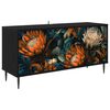 vidaXL TV-sk&aring;p LOCHEM 102 x 33 x 51 cm Svart ek Konstruerat tr&auml;