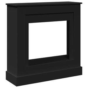 vidaXL Spiselkrans svart 90x30x90 cm konstruerat tr&auml;