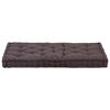 vidaXL Dyna till pallsoffa bomull 120x80x10 cm antracit