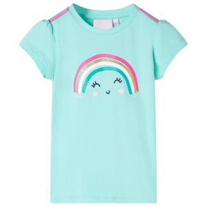T-shirt f&ouml;r barn ljus mintgr&ouml;n 116