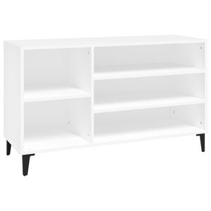 vidaXL Skosk&aring;p vit 102x36x60 cm konstruerat tr&auml;