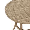 vidaXL Bistrogrupp med dynor 3 delar mixbeige konstrotting
