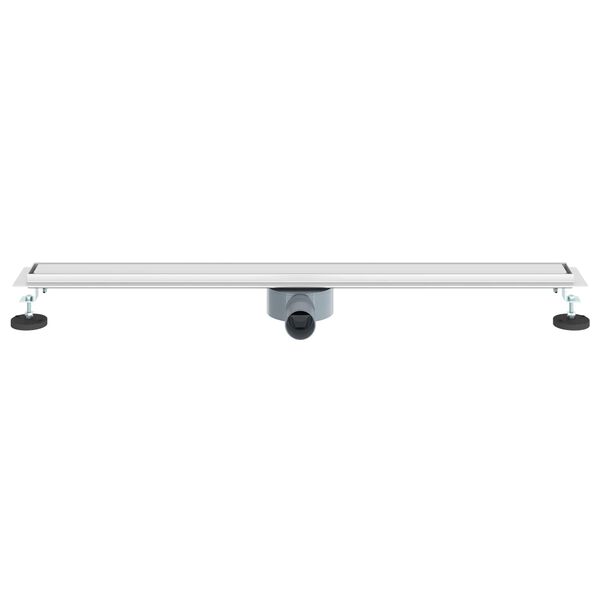 vidaXL Duschavlopp 2-i-1 med 360&deg; Siphon Silver 90 cm