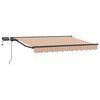 vidaXL Manuell markisram med LED-lampor 3 x 2,5 m
