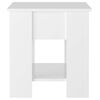 vidaXL Soffbord vit h&ouml;gglans 101x49x52 cm konstruerat tr&auml;