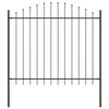 vidaXL Tr&auml;dg&aring;rdsst&auml;ngsel WOERDEN 7 st 170 x 190 cm Pulverlackerat st&aring;l