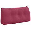 vidaXL Ryggkudde Vinr&ouml;d 100 x 24 x 50 cm Sammet