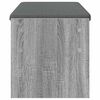 vidaXL Hallb&auml;nk med kudde Gr&aring; Sonoma 103 x 38 x 40 cm