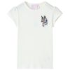 T-shirt f&ouml;r barn ecru 104