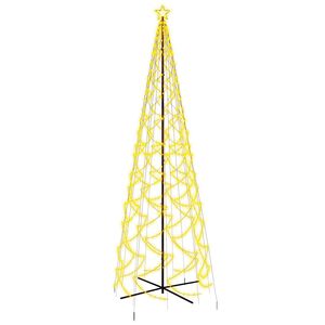 vidaXL Julgranskon varmvit 1400 LEDs 160x500 cm