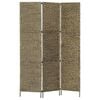 vidaXL Rumsavdelare 3 paneler vattenhyacint 116x160 cm brun