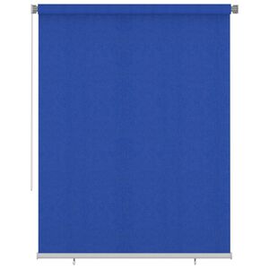 vidaXL Rullgardin utomhus 185 (B) x 230 (H) cm bl&aring; HDPE
