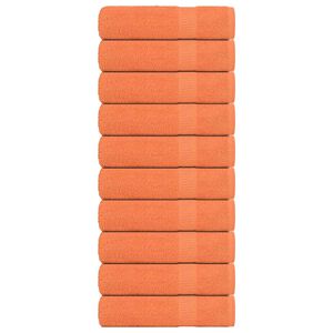 vidaXL Badlakan FROGN 10 st orange 100x150 cm 360 gsm