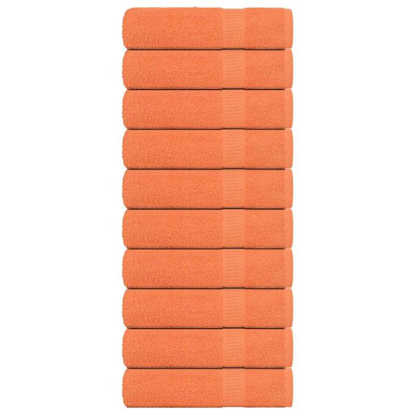 vidaXL Badlakan FROGN 10 st orange 100x150 cm 360 gsm