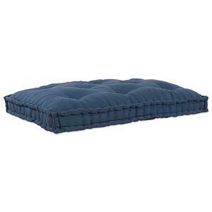 vidaXL Pallettsoffa Kudde Indigo 120 x 80 x 12 cm Tyg