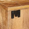 vidaXL S&auml;ngbord 2 pcs Brun 35 x 33 x 48 cm Massivt mangotr&auml;