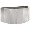 vidaXL Planteringsk&auml;rl Silver 120 x 60 x 50 cm Rostfritt st&aring;l