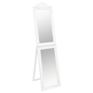 vidaXL Frist&aring;ende spegel vit 50x200 cm